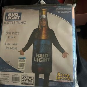 Bottle Tunic men’s Costume - Black and Blue